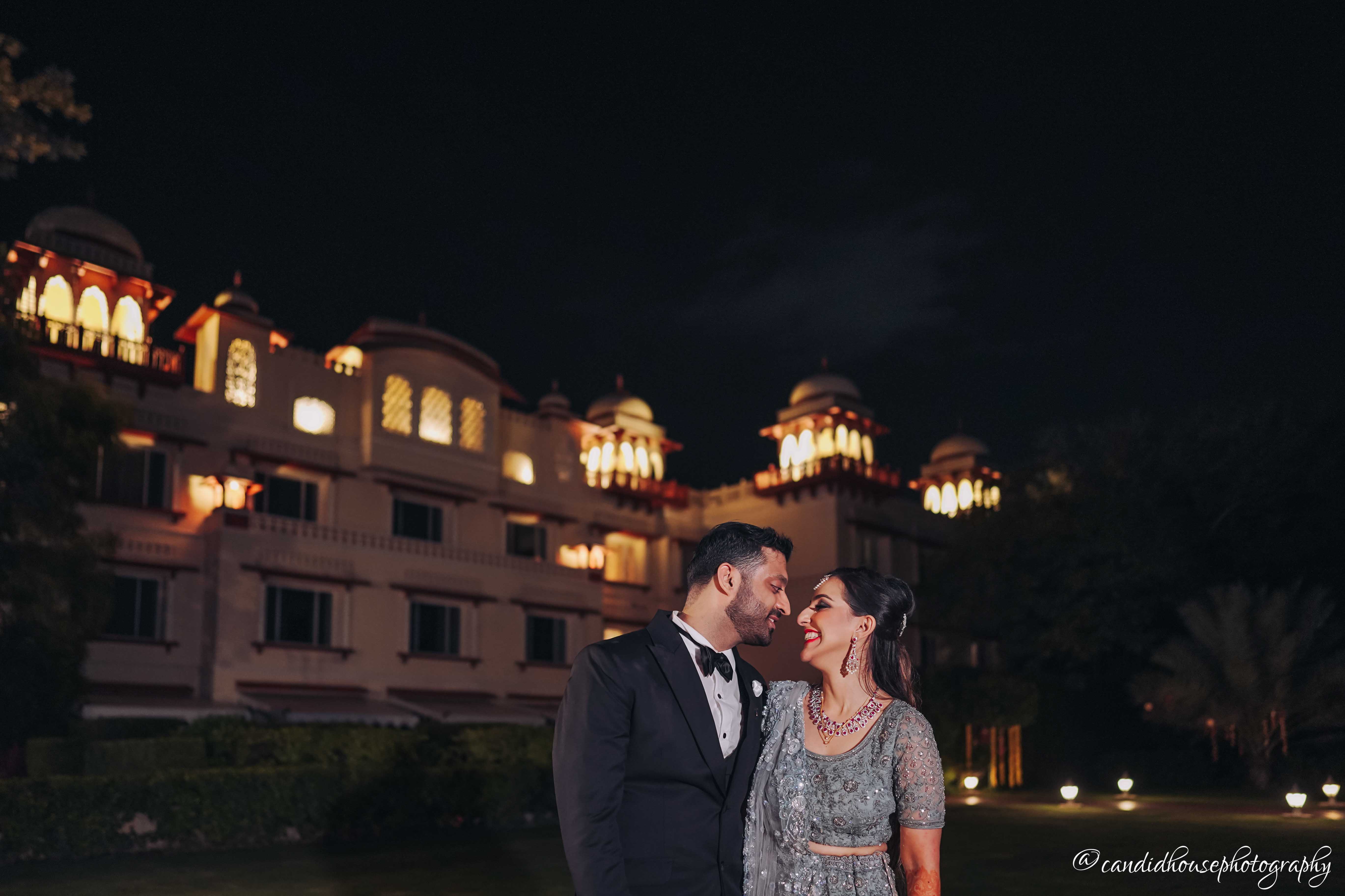 Jai Bagh palace hotel candid wedding photographers
